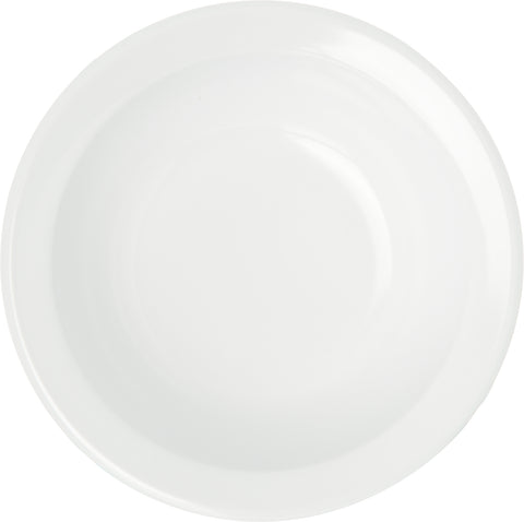 Bowl Fruit Kingline™ Melamine Rimmed White 4.75 Oz