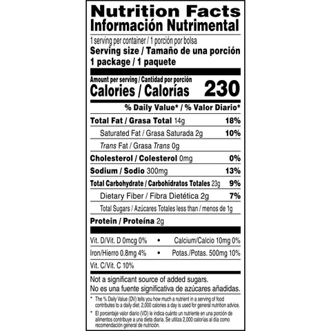 Chip Potato Limon Single Serve