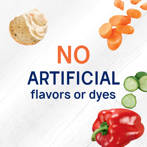 Snack Bagel Chips Cream Cheese Dip Garden Vegetable
