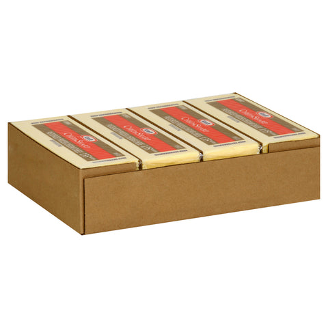 Kraft Chedasharp Sliced White Cheese, 5 Pound -- 4 per case.