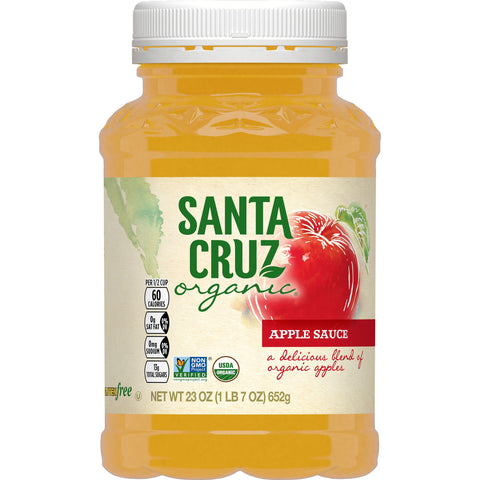 Santa Cruz Organic Apple Sauce, 23 Ounce -- 12 per case.