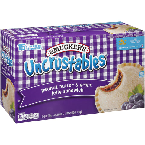 Uncrustables® SANDWICH PEANUT BUTTER AND GRAPE JELLY
