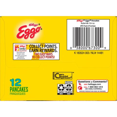Eggo® PANCAKE BUTTERMILK 16.4 OZ