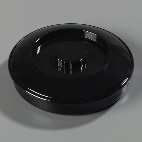 Carlisle SERVER TORTILLA W/ LID BLACK 7-1/4