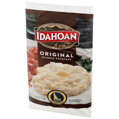 Idahoan Original Mashed Potato Flakes, 5 Pound -- 6 per case.