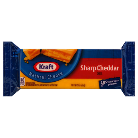 Kraft CHEESE CHEDDAR CHUNK SHARP BLOCK