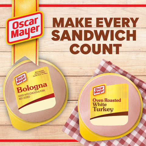 Kraft Oscar Mayer Oven Roasted White Turkey, 16 Ounce -- 12 per case.