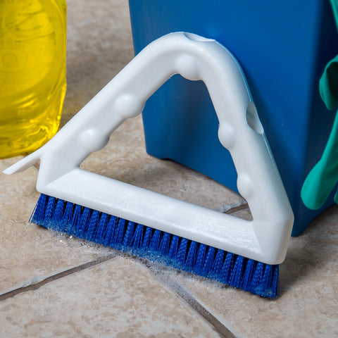 Spectrum® BRUSH TILE & GROUT W/ NYLON BRISTLES BLUE 9