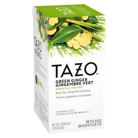 Tazo TEA GREEN GINGER HOT IN FILTERBAGS W/ DISPENSER