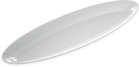 Carlisle PLATTER SALMON DESIGNER DISPLAYWARE™ WIDE RIM WHITE 22X8