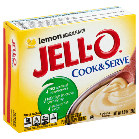 Jell-O PUDDING & PIE MIX LEMON