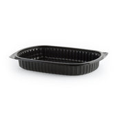 Container Plastic Black 32 Oz