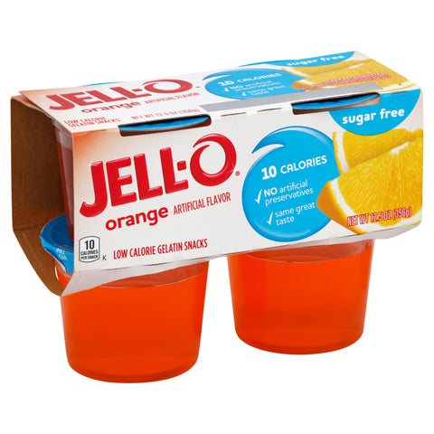 Gelatin Orange Sugar Free Ready To Eat