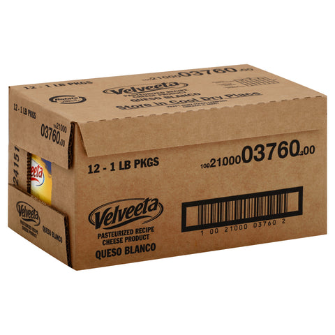 Velveeta Queso Blanco Cheese Loaf, 1 Pound -- 12 per case.