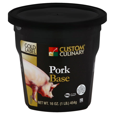 Custom Culinary Gold Label Pork Base, 1 Pound -- 6 per case.