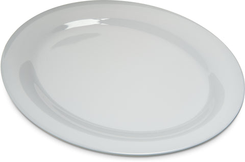 Carlisle PLATTER TRAY OVAL DURUS® MELAMINE WHITE 12X9