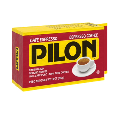Pilon Espresso Ground Coffee, 10 Ounce -- 24 per case.