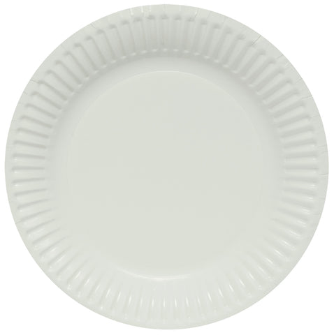 Plate Paper Light Weight White 9