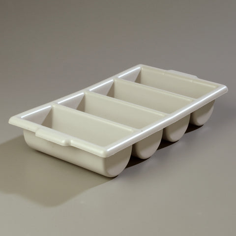 Carlisle SILVERWARE TRAY-4 COMPARTMENT SAVE-ALL GREY