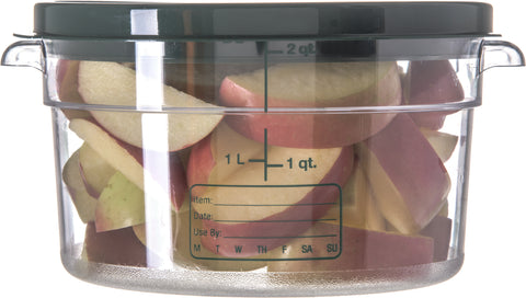 StorPlus™ CONTAINER ROUND PLASTIC CLEAR 2 QT