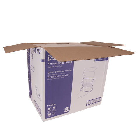 Tork Premium TOWEL MULTIFOLD SOFT XPRESS® 4-PANEL WHITE 2-PLY 9.1X14.5