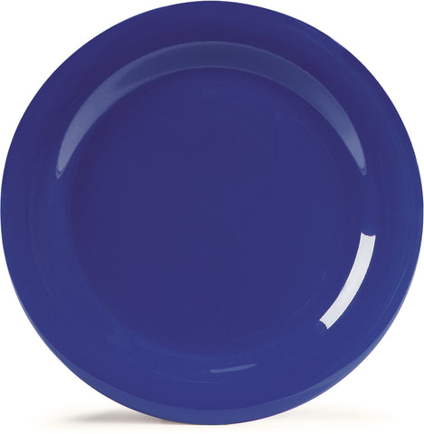 Carlisle PLATE DINNER NARROW RIM DURUS® MELAMINE OCEAN BLUE 10.5