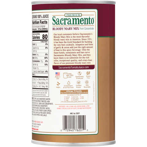 Sacramento BAR MIX BLOODY MARY CAN