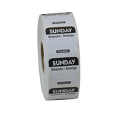 Label Food Rotation Trilingual Black Sunday 1x1