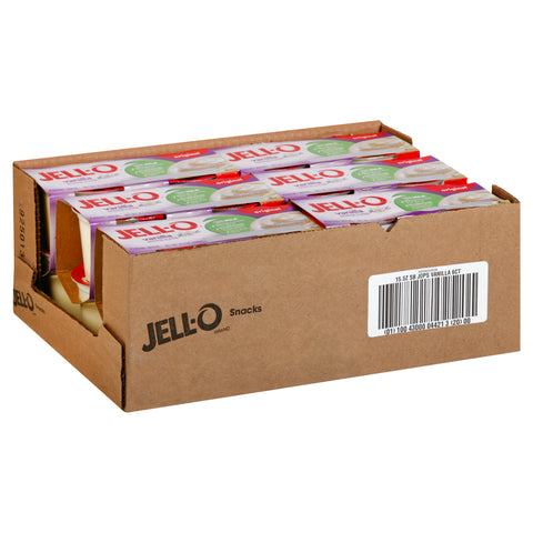 Jello Ready To Eat 3.88 Ounce Vanilla Pudding, 4 count per pack -- 6 per case.