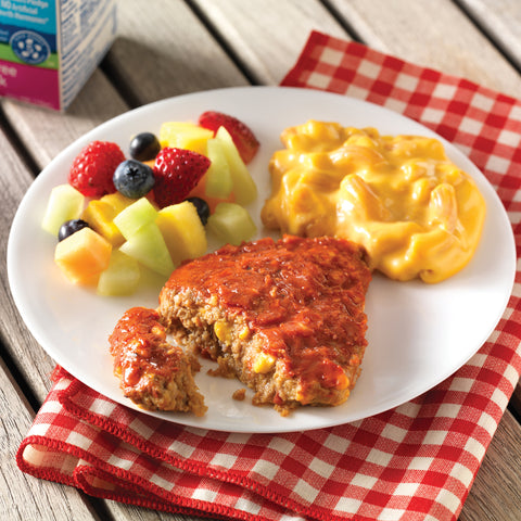 Meatloaf W/ Cheese Added Topped W/ Ketchup Fc Cn 2.9 Oz 68190