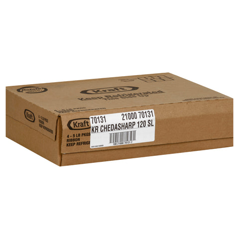 Cheese Sharp Cheddar Regular Sliced 120 Ct