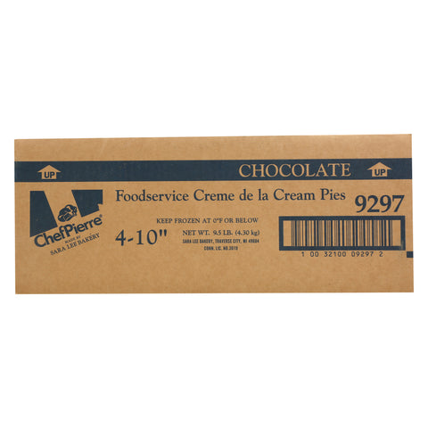 Pie Chocolate Creme De La Cream W/ Domes 10