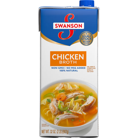 Swanson Chicken Broth, 32 Ounce -- 12 per case.