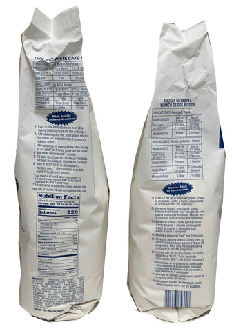 Cake Mix Chocolate White Yellow Assorted
