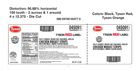 Tyson® CHICKEN BREAST STRIP SEASONED COOKED