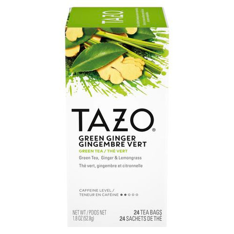 Tazo TEA GREEN GINGER HOT IN FILTERBAGS W/ DISPENSER