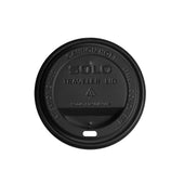 Lid Black Travelers F/ Hot Cup 10-24 Oz