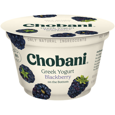 Chobani Non Fat Blackberry Greek Yogurt, 5.3 Ounce -- 12 per case