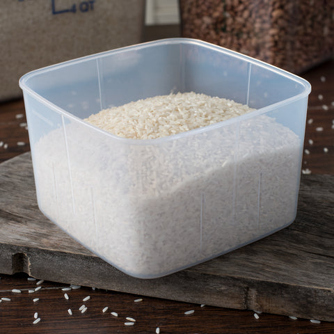 StorPlus™ CONTAINER PLASTIC SEE THRU SQUARE TRANSLUCENT 2 QT