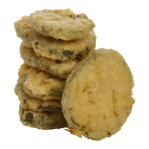 Freds Battered Pickle Chips, 2 Pound -- 6 per case.