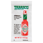 Tabasco® Brand SAUCE TABASCO PEPPER SINGLE SERVE PACKET 714100/78003248