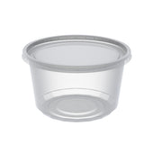 Container Deli Plastic Clear Combo W/ Lid 12 Oz