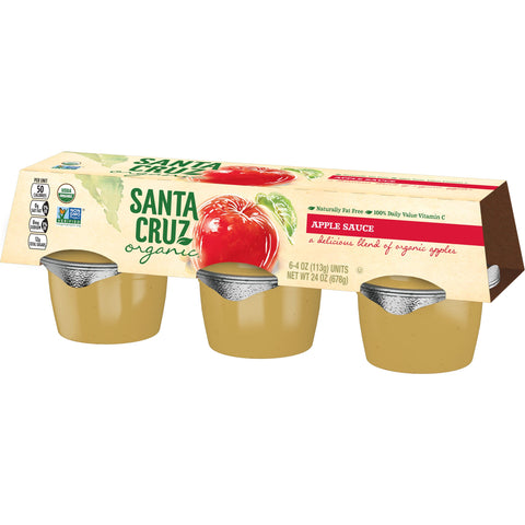 Santa Cruz APPLESAUCE UNSWEETENED ORGANIC SINGLE SERVE CUP