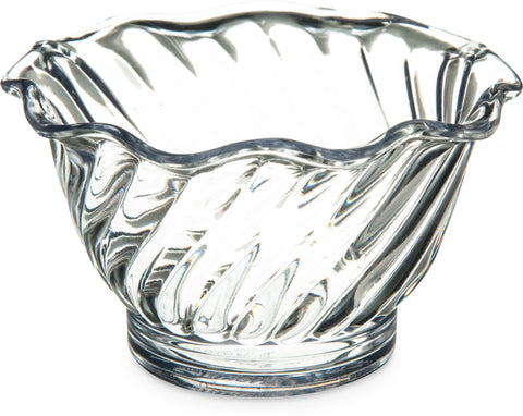 Carlisle DISH TULIP CASH & CARRY CLEAR 5 OZ
