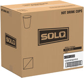 Cup Paper Hot Single Sided Poly 10 Oz