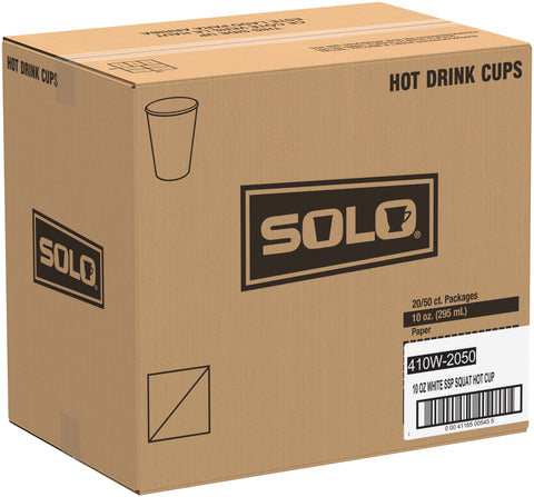 Cup Paper Hot Single Sided Poly 10 Oz