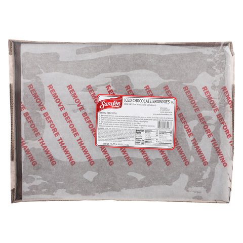 Sara Lee Frozen BROWNIE ICED CLASSIC NO NUTS UNCUT 12X16