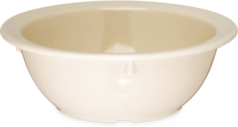 Carlisle BOWL NAPPIE RIMMED MELAMINE TAN 12.5 OZ