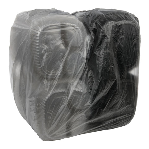 Container Microwavable 3-compartment Base/vented Lid Hinged Clamshell Cc91033b 10.5