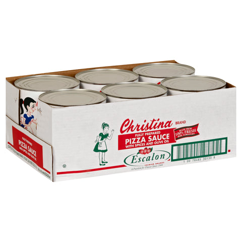 Christinas Heavy Prepared Pizza Sauce with Olive Oil, 105 Ounce -- 6 per case.